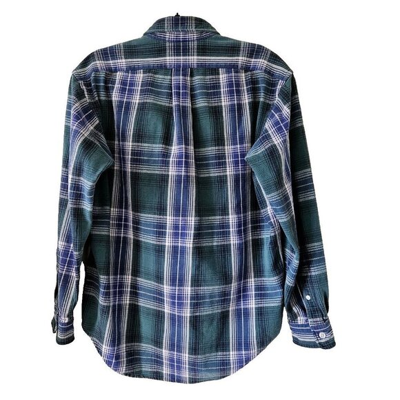 Shirt Mens S Plaid Lot of 2 Tartan Windowpane Long Sleeve Button Down Shirt Hip - Picture 4 of 16